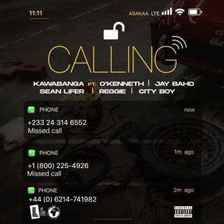 Kawabanga - Calling Ft. O’Kenneth x Jay Bahd x Sean Lifer x Reggie x City Boy